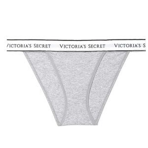 Victoria's Secret Logo Cotton Tanga Panty